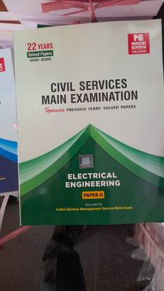 Made Easy Civil Services Main Examintion Topicwise Previous Years Solvrd Papers Electrical Engineering Paper -1 22 Years Solved Papers