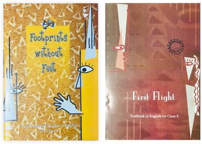 NCERT Books For Class 10 English (Set Of 2 Books) First Flight & Footprints Without Feet