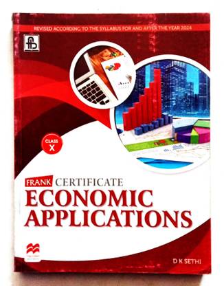 Frank Certificate Economic Applications Class-10(Old Like New Book)