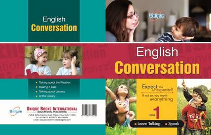 Unique English Conversation Book For Kids Class 1 Level 1 Learn & Speak English
