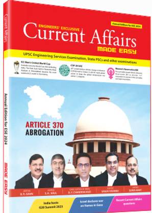Current Affairs MADE EASY Annual Edition 2024