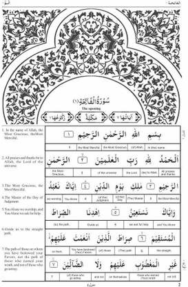 English Qur'an Word For Word Translation In 2 Volumes