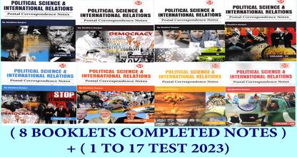 Shubhra Ranjan PSIR Handwritten Completed Latest Notes 8 Booklets & 1 To 17 Test Series 2023