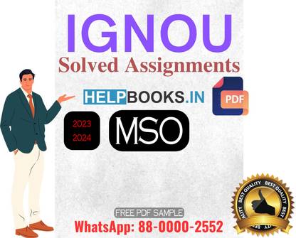 IGNOU Master's Degree Programme Latest IGNOU Solved Assignment 2023-2024 For December IGNOU EXAM : MSO Solved Assignments For Master Of Arts Sociology