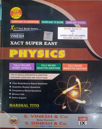 Dinesh Xact Super Easy Physics For Class-9 For ( 2023-2024) Examination