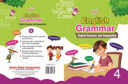 Unique English Grammar Book For Children Class 4 Level 4 English Grammar & Composition Book