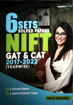 NIFT(GAT & CAT)Previous Years Solved Papers & 3 Online Practice Test