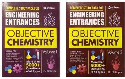 Objective Chemistry Volume 1 & 2 For Engineering Entrances (More Than 5000+ Question Of All Types) SET OF 2 BOOK