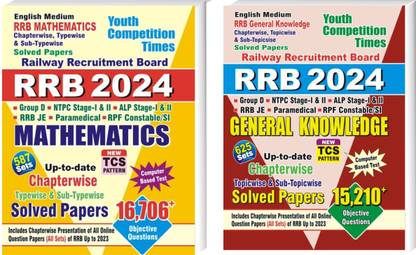 YCT RRB MATH + GK (English Medium) 2024