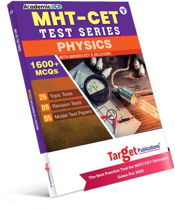MHT-CET Book | MHT-CET Physics Test Series Book For Entrance Exam, Maharashtra | MHT-CET Mock Test | Includes 1530 MCQs With Answers And Solutions In Topic Tests, Revision Tests And Model Tests Papers