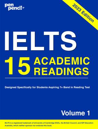 IELTS Academic Reading For Exam Practice Vol. 1 Pen Pencil