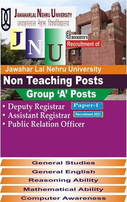 JNU Non Teaching Recruitment 2023 Group A Posts (Deputy/Assistant Registrar, Public Relation Officer) Set Of 5 Books