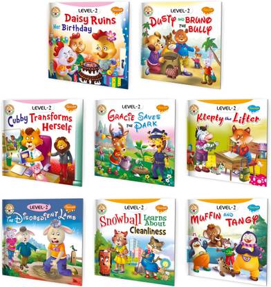 Gift For Kids 7 Years Girl | Pack Of 8 Story Books