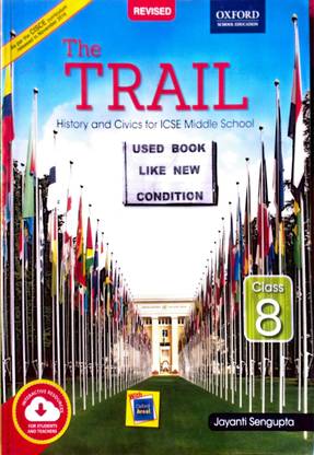 The Trail History And Civics For Icse Middle School Class-8 ( Old Book)