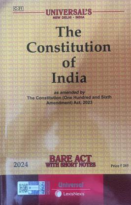 Universial’s The Constitution Of India Bare Act (2024 )