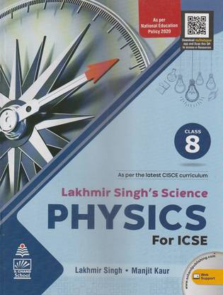 Icse Lakhmir Singh's Science Physics Class 8 S. Chand School Books