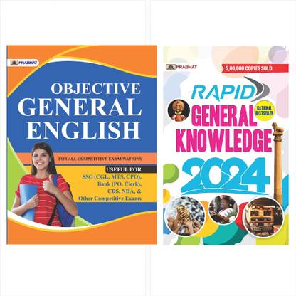 Objective General English, For Competitive & Other Exams - Revised And Updated Syllabus 2022-2023 | Recommended Book For Best Performance In Competitive Exam (Paperback, R. K. Goyal)+ Rapid General Knowledge 2024 (English)