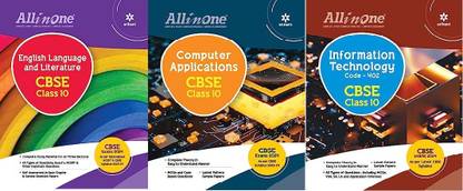 All In One- English Language And Literature For CBSE Exam 2024 Class 10 Ninth Edition + All In One Class 10th Computer Application For CBSE Exam 2024 Sixth Edition + All In One Class 10th Information Technology For CBSE Exam 2024 Combo (Set Of 2 Books)