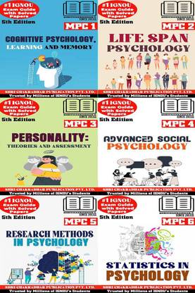 IGNOU MAPC 1st Year Help Books Combo Of MPC 1 MPC 2 MPC 3 MPC 4 MPC 5 MPC 6 (5th Edition) (IGNOU Study Notes/Guidebook Chapter-Wise) For Exam Preparations With Solved Latest Previous Year Question Papers (New Syllabus) Including Solved Sample Papers IGNOU MA Psychology Mpc1 Mpc2 Mpc3 Mpc4 Mpc5 Mpc6