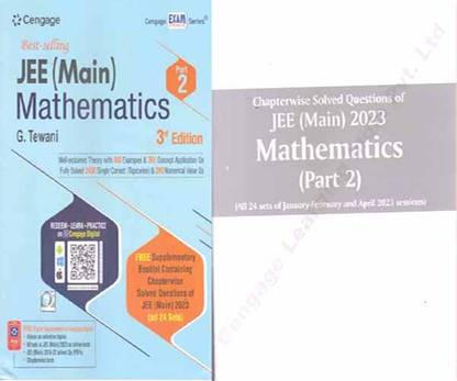 Cengage Jee (Main) Mathematics With Due Part [part -2] (3 Rd Edition) By G. Tewani