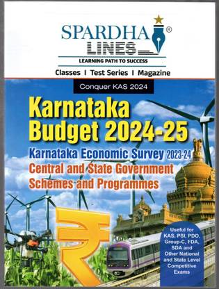 Karnataka Budget -2024-25 | Karanataka Survey 2023-24, Central & State Government Schemes & Programmes| For KAS.PSI.PDO.GROUP C,FDA,SDA,All Other Competitive Exams|
