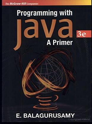 Programming With Java A Primer
