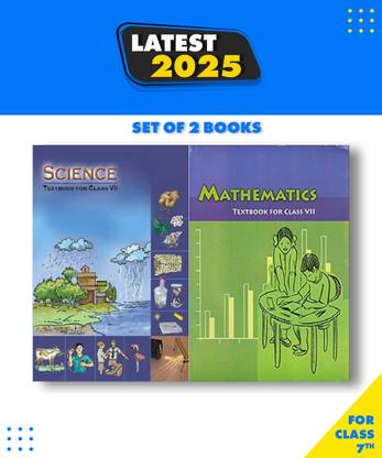 NCERT Science And Mathematics - Textbook For Class 7 Education 2019 ( Set Of 2 Books )