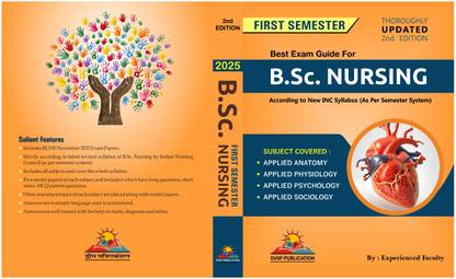 B.Sc. Nursing 1 Semester New Syllabus Of RUHS (Paperback, Experienced Faculty)