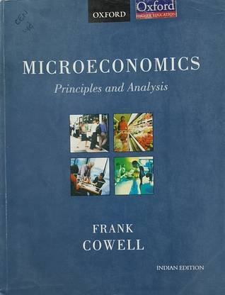 MICROECONOMICS Principles And Analysis (Old Used Book)