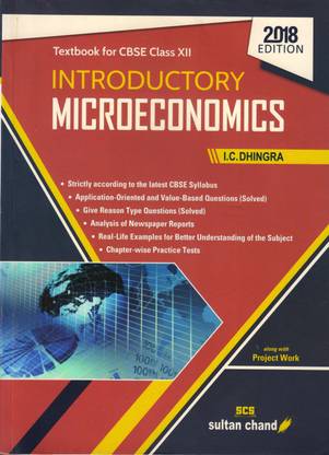 SULTAN CHAND INTRODUCTORY MICROECONOMICS Textbook For CBSE Class 12