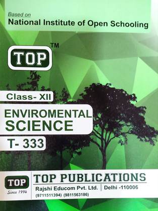 Nios Environmental Science T-333 Class -12 English Medium