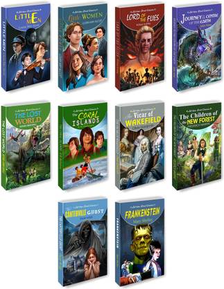 All Time Great Classics English Novels For Beginners In Abridged Form | Combo For Collectors And Libraries | Pack Of 10 Novels (V6)