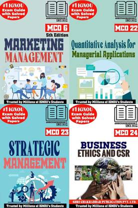 IGNOU MCOM 2nd Semester Help Books Combo Of MCO 6 MCO 22 MCO 23 MCO 24 (IGNOU Study Notes/Guidebook Chapter-Wise) For Exam Preparations With Solved Latest Previous Year Question Papers (New Syllabus)