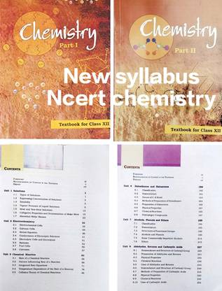 Ncert New Syllabus For Chemistry Class 12 Party 1 And 2 Edition Oct 2022