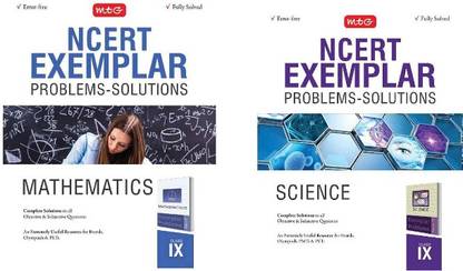 Mtg Ncert Exempler Science Maths ( 2 Sets Of Books ) Class 9th