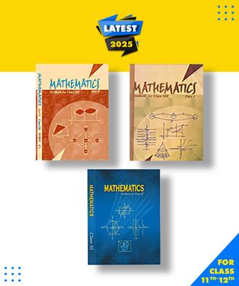 NCERT Mathematics Textbook Part 1 & Part 2 Class 11th & 12th Paperback, NCERT|New Latest Edition For 2025-2026