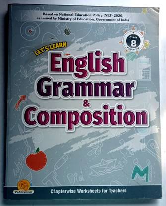 Let's Learn English Grammar & Composition Class-8(Old Like New Book)