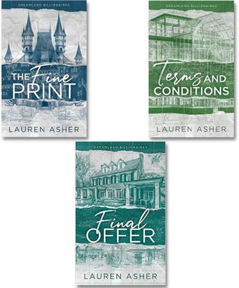 The Fine Print + Terms And Conditions + The Final Offer (Dreamland Billionaires Series Set Of 3 Books) Paperback (English) By Lauren Asher