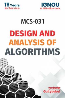 MCS-31 Design And Analysis Of Algorithms For IGNOU MCA Computer Application