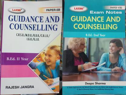 Guidance And Counselling B.ed 2nd Year Book For KUK MDU CRSU CBLU IGU GJU With Exam Notes Book