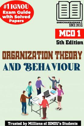 IGNOU MCO 1 Previous Year Solved Question Paper (June 2023) Organisation Theory And Behaviour IGNOU MCOM New IGNOU Master Of Commerce Mco1