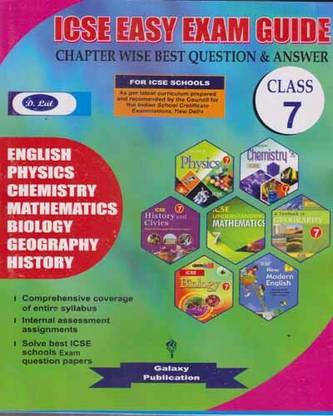 Icse Easy Exam Guide For Class - 7, Chapter Wise Best Question & Answer