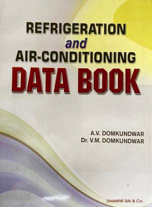 Refregeration And Air-Conditioning Databook | Av Domkundwar