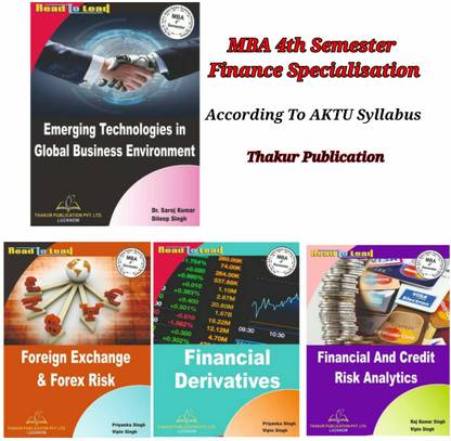 (FM) FINANCE Specialization MBA 4th Semester WITH COMMAN SUBJECT-Emerging Technologies In Global Business Environment, Total - 4 Books Set ACCORDING TO NEW SYLLABUS OF AKTU