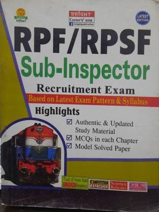 Rpf/rpsf Sub-Inspector Recruitment Exam