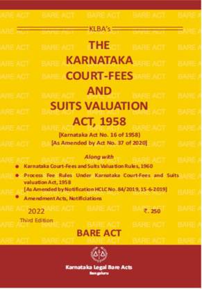 The Karnataka Court Fees &Suit Valuation Act,1958