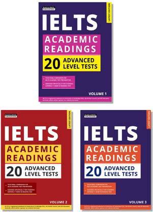 IELTS ACADEMIC READING For Exam Practice Vol. 1 And Vol. 2 And Vol. 3 (Combo Of 3 Books)