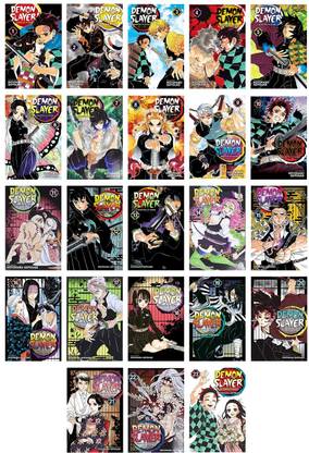 DEMON SLAYER COMPLETE BOOKS BOX SET VOLUMES 1-23 (Demon Slayer: Kimetsu No Yaiba)