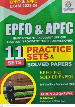 Epfo & Apfc 11 Set Practice Sets & Solved Papers