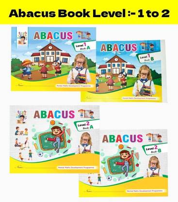 Abacus Book Level 1 To 2 A+B (4 Books)